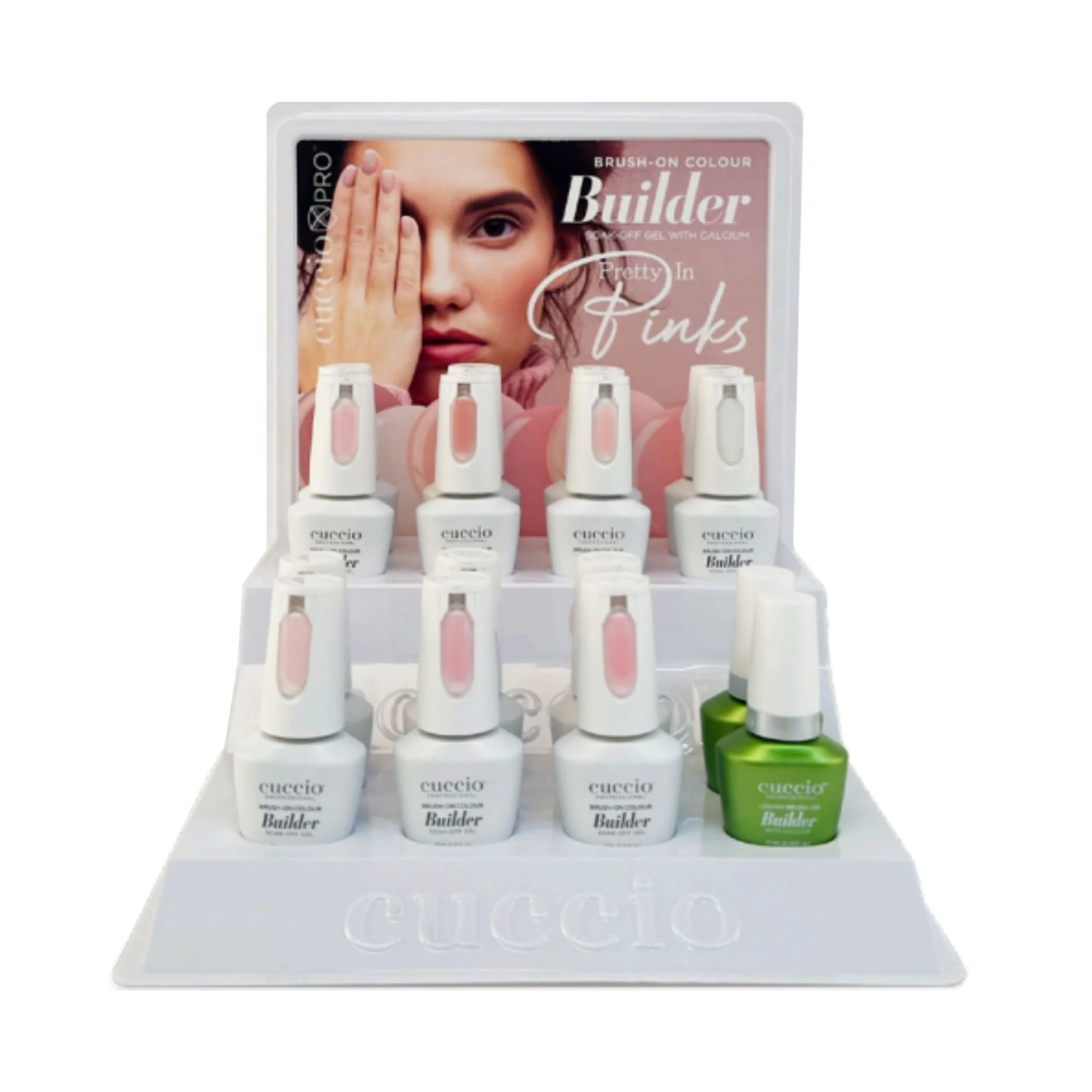 Brush-On Colour Builder Gel with Calcium LED/UV 13ml - Milk Bath
