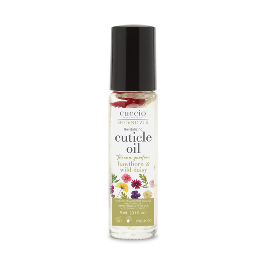 Italian Garden Collection Roll-on Revitalizing Cuticle Oils: Tuscan Garden - Hawthorn & Wild Daisy 9 ml