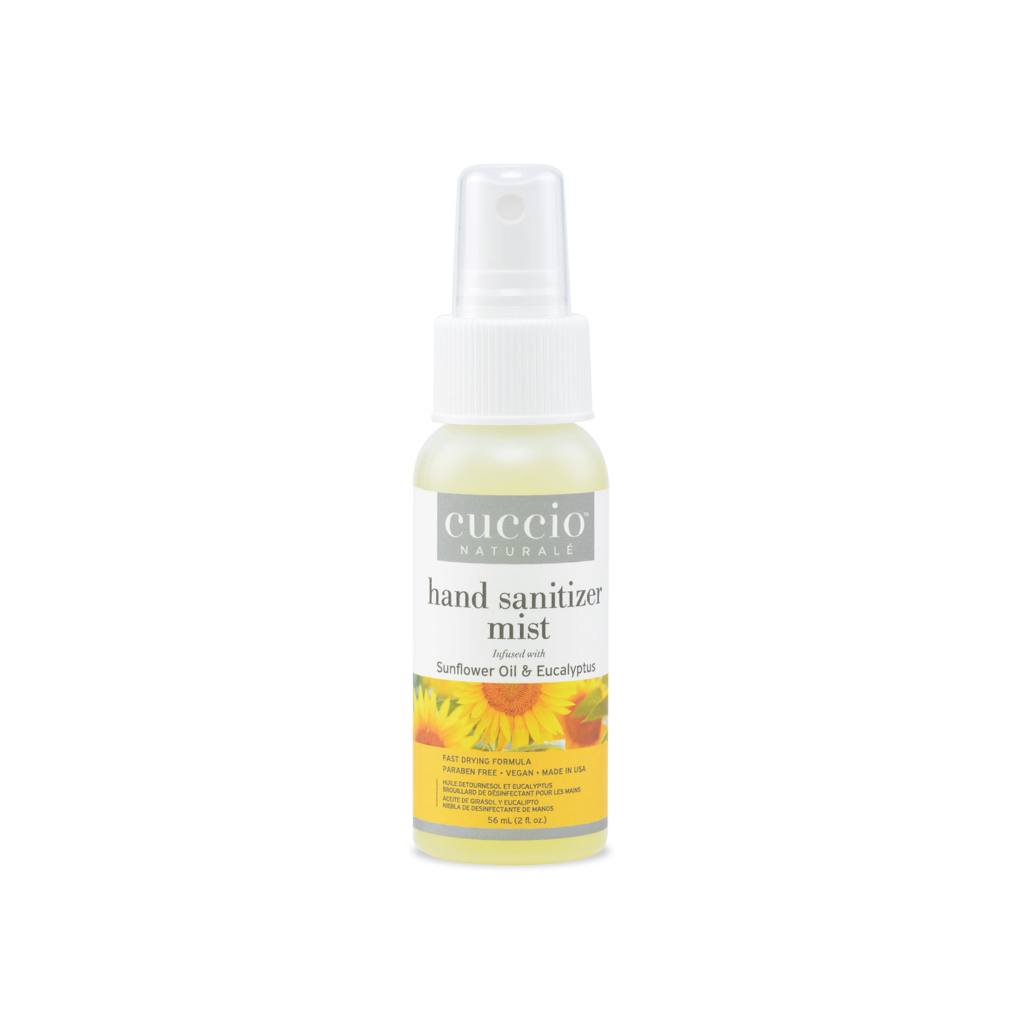 Hand Sanitizer Mist Sunflower Oil and Eucalyptus 56 ml