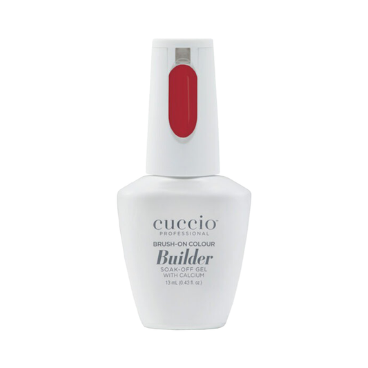 Brush-On Colour Builder Gel with Calcium LED/UV 13ml - Scarlet