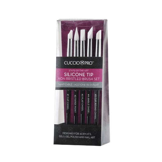 Silicone Tip Non-Bristled Brush Set