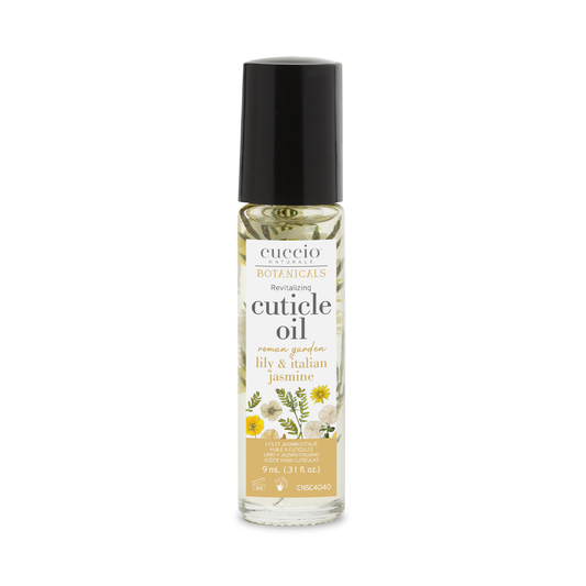 Italian Garden Collection Roll-on Revitalizing Cuticle Oils: Roman Garden - Lily & Italian Jasmine 9 ml