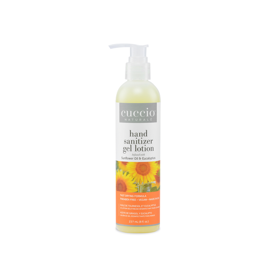 Hand Sanitizer Gel Lotion Sunflower Oil and Eucalyptus 237 ml