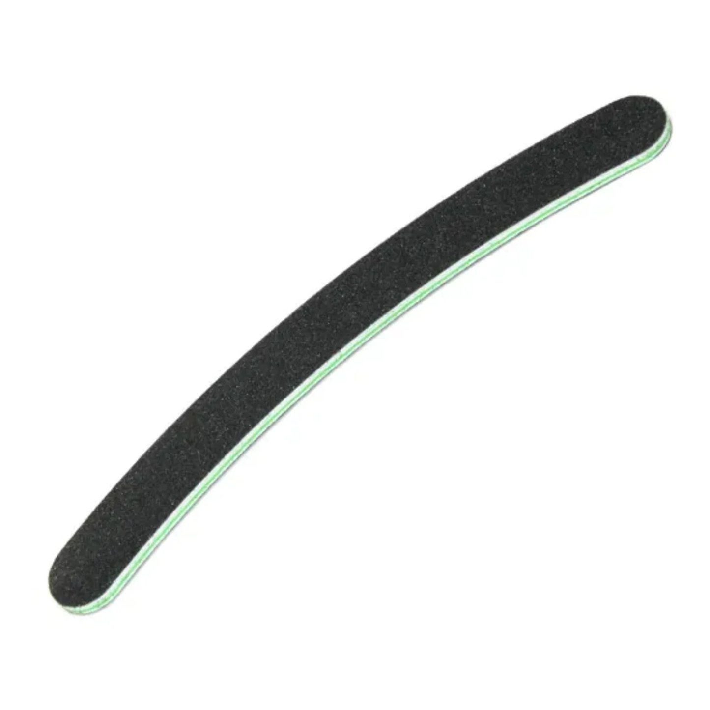 Nail File Black With Green Center 100/180