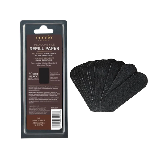 Refill Paper Black For Pedicure 60 grit