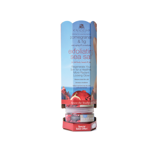 Sea Salt Scrub Extra Fine Pomegranate & Fig 237 g - 6 Piece Tower