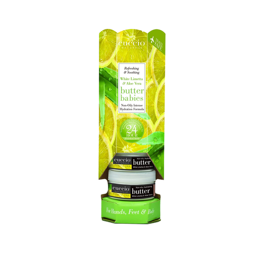 Butter Babies White Limetta & Aloe Vera 42 g - 6 Piece Tower
