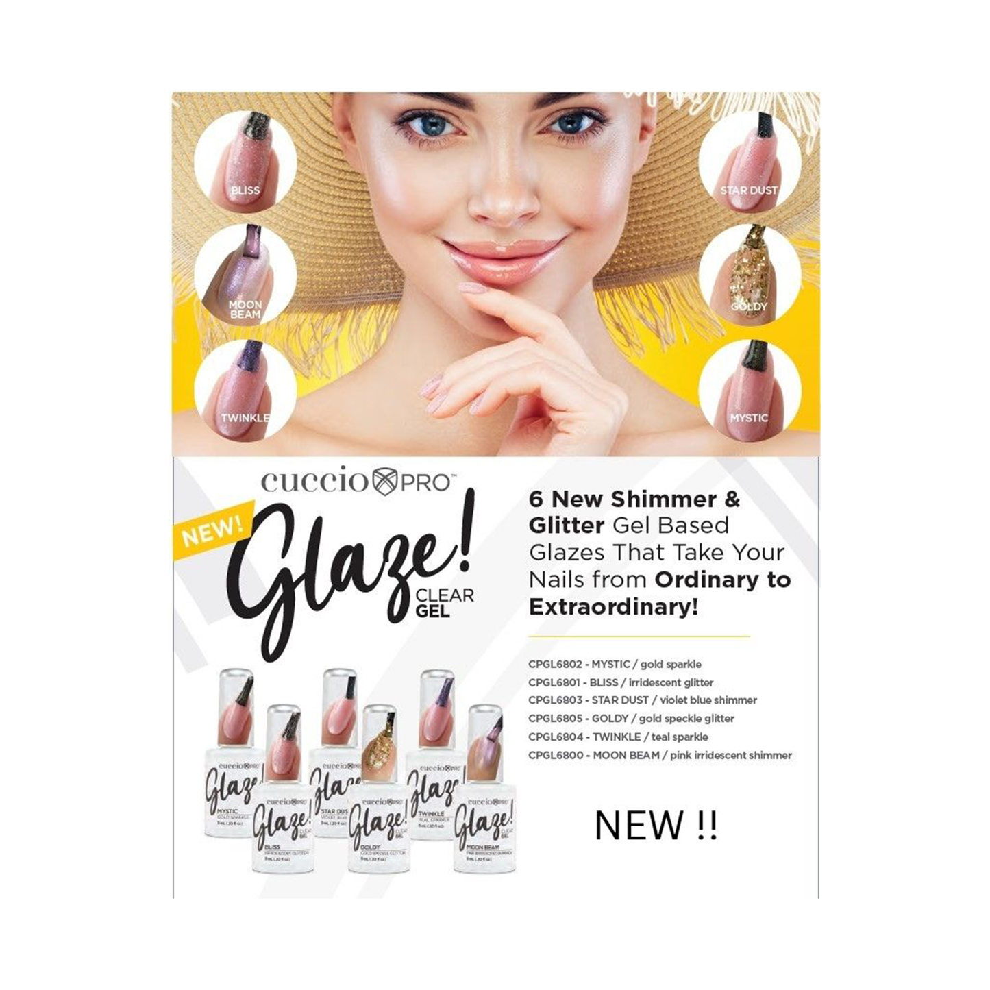 Glaze Clear Gel Stardust 14 ml